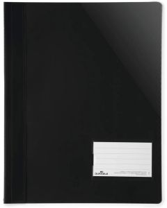 Durable Папка, A4+, PP, с джоб за визитка, Черна