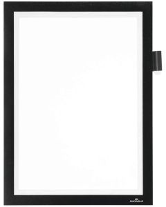 Durable Рамка Duraframe Note, самозалепваща се, магнитна, A4, черна