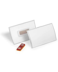 Durable Бадж Click Fold, с магнит, хоризонтален, 54 х 90 mm, 10 броя