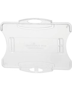Durable Бадж, хоризонтален, пластмасов, за 1 карта, прозрачен, 10 броя