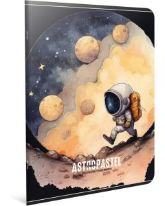 Gipta Тетрадка Astropastel, А4, бяла хартия, малки квадратчета, 60 листа