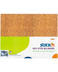 Stick'n Информационна дъска, самозалепваща се, 58 х 46 mm, кафява