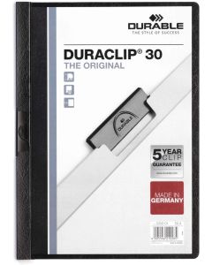 Durable Папка Duraclip 30, A4, черна