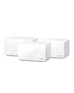 Безжичен рутер Mercusys Halo H90X(3-pack), WiFi 6, AX6000, 1x2.5Gbps, 2xGbE, Mesh