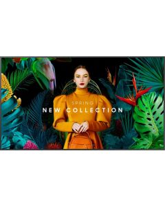 Samsung Smart Signage QB65C, 65\" 3840 x 2160 4K, 16:9, 8 м/с, 350 cd/m2, HDMI, RJ-45, Черен