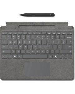 MICROSOFT Surface Pro 10-11 Typecover with Slim Pen COMM Platin English International