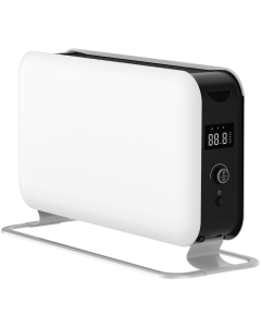 Mill WiFI Gen. 3 1500W Преносим конвекционен нагревател, LED дисплей, стоманени фронтове, Bluetooth, бял