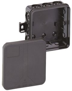 Разклонителна кутия за открит монтаж 85x85 x37mm Черен IP55 HF i 12-L/sw - Spelsberg i 12 -L/sw S33221201