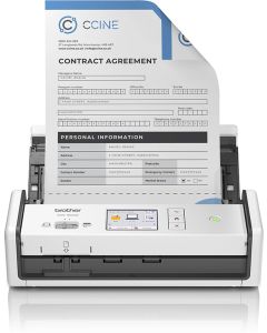 BROTHER ADS-1800W Compact portable document scanner Duplex Wi-Fi LCD