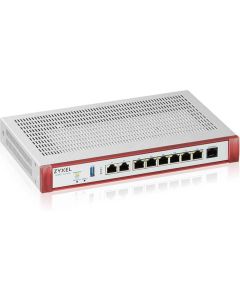 Защитна стена ZYXEL USG FLEX 200H 2x2.5Gbps 6x1Gbps, 1xUSB, без лиценз