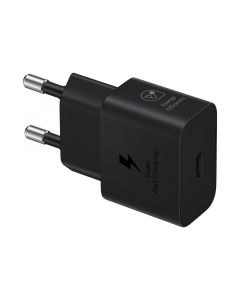 SAMSUNG Power Adapter 25W USB-C GaN with Cable Black