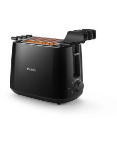 PHILIPS HD2583/90, 220-240 V, 550-650 W, 8 нива на запичане, 50-60 Hz, Пластмаса, Черен