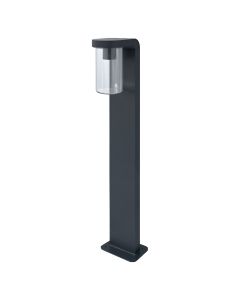 Градински осветител, ENDURA CASCADE CLEAR, с крушка E27, 220V, монтаж Земя/Повърхностен, корпус Алуминий /цвят Тъмно сив, разсейвател Стъкло, IP44 - LEDVANCE ENDURA® CLASSIC CASCADE 80cm Post E27 Clear LED554375