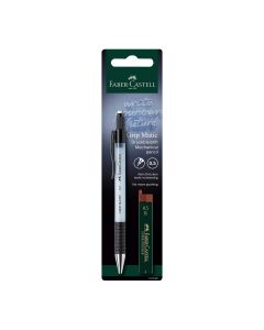 Faber-Castell Автоматичен молив Grip Matic 1375, 0.5 mm, с мини графити, в блистер