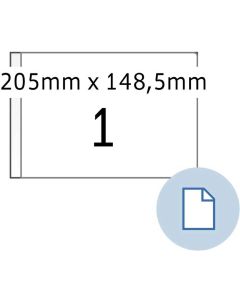 Herma Самозалепващи се етикети, A5, 205 х 148.5 mm, 1000 листа