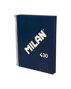 Milan Тетрадка 1918, А4, широки редове, твърда корица, със спирала, 120 бр.