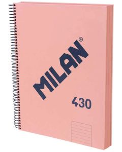 Milan Тетрадка 1918, А4, широки редове, твърда корица, със спирала, 120 бр.