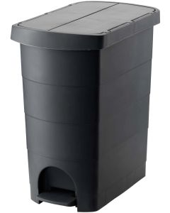 Planet Кош за отпадъци Pelican Slim, с педал, 60 L, Черен