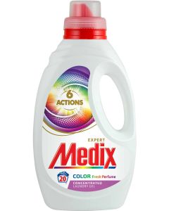 Medix Перилен препарат 6 Actions Color Perfume, течен, за цветно пране
