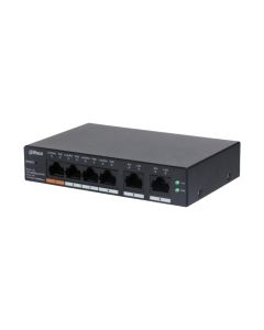 6 портов мрежов комутатор управляем с 4 PoE и 2xUpLink - DAHUA CS4006-4GT-60