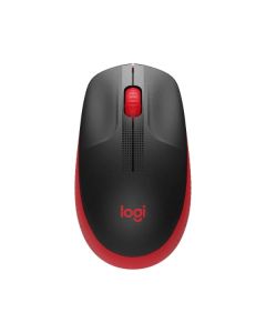 LOGITECH M190 Wireless, червена/черна