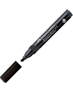 Faber-Castell Перманентен маркер 54E, скосен, черен