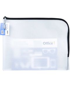 Office 1 Папка Versatile, A4+, с цип, черна