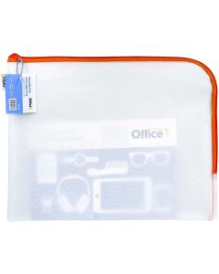 Office 1 Папка Versatile, A4+, с цип, оранжева