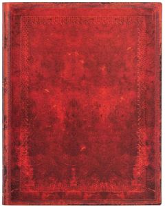 Paperblanks Бизнес планер Red Moroccan, Ultra, мека корица, 112 листа, за 2025 година