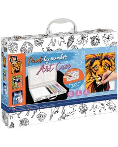 Moxy Рисуване по номера, в куфарче, с 3 четки