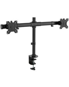 Стойка за 2 мониторa ACT AC8315, за бюро, Регулируема, 27, 10 кг, Черна