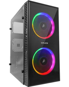 1stPlayer компютърна кутия Gaming Case mATX - X1 RGB - 3 Fans included