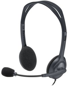 СЛУШАЛКИ LOGITECH H111 - Wired - Черни- PN 981-000593