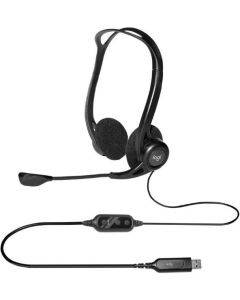 СЛУШАЛКИ LOGITECH PC960 - USB - Черни- PN 981-000100