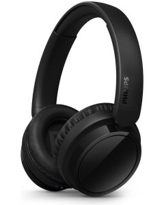 PHILIPS, Bluetooth слушалки 40мм, мембрани, меки, наушници, Черен