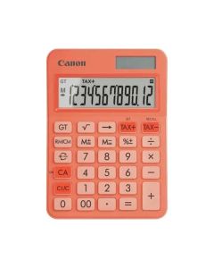 Настолен калкулатор Canon LS-125KB, 12-разряден, оранжев