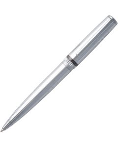 Hugo Boss Химикалка Gear Metal, в кутия, сребриста
