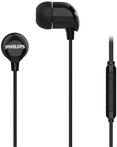 PHILIPS, In-ear, слушалки с микрофон 8.6 мм, драйвери, Черни