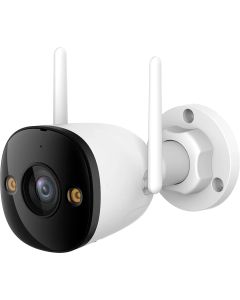 Безжична Imou Bullet 2E, интелигентна пълноцветна Wi-Fi IP за нощно виждане, 5MP, SD карта до 256GB, двупосочно аудио