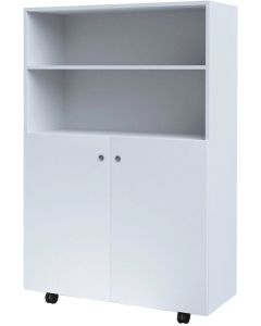 Шкаф RFG, с 4 рафта, с колелца, 1040 х 400 х 1500 mm, ПДЧ, бял