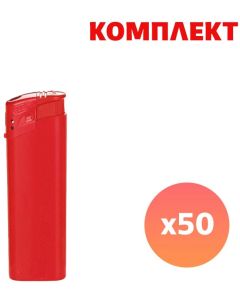 Tom Запалка ЕB-15, пластмасова, червена, с пълноцветен печат, 50 броя