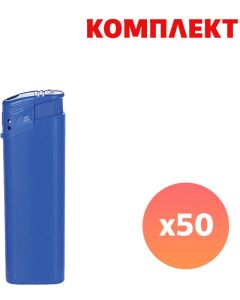 Tom Запалка ЕB-15, пластмасова, синя, с пълноцветен печат, 50 броя