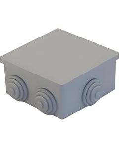 Разклонителна кутия открит монтаж 80x80 x40mm IP54 HF Сив - Courbi Watertight HF CR32-21073-808