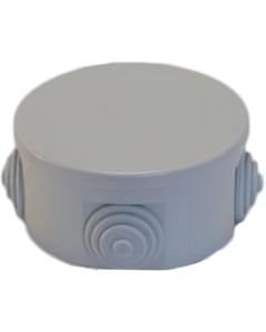 Разклонителна кутия открит монтаж Ф80 x40mm IP54 HF Сив - Courbi Watertight HF CR32-21071-804