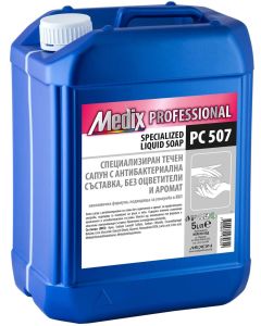 Течен сапун Medix PC507, антибактериален, без аромат, 5 L