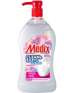 Препарат за миене на съдове Medix Clean & Easy, с помпа, бял, 800 ml
