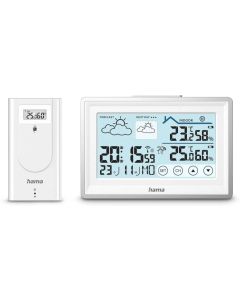 Метеостанция HAMA Bahamas, с външен сензор, Аларма, 222228