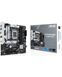 ASUS PRIME B760M-PLUS, LGA1700, 4х DDR5, До 192 GB, 2500 Mb/s, HDMI, DP, Micro ATX