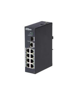 Layer 2 индустриален суич, 8 x RJ45 порта + 1 x UPLINK + 1 x SFP порт - DAHUA PFS3110-8T