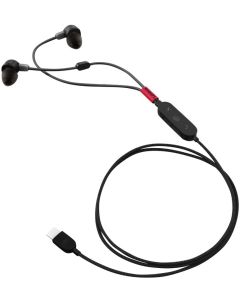 LENOVO Go Headset in-ear wired active noise cancelling USB-C thunder black Certified for Skype for Business Certified for MS Teams
